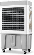 Climatizadores evaporativo Generic, Enfriador de aire portátil con oscilación de 120°, ventilador de refrigeración industrial de alto flujo de aire