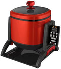 Ollas eléctricas programabl Máquina de cocción automática: 2200 W de alta potencia, 360 °, 7 niveles de fuego, capacidad de 6 litros, panel LED