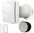 Weiworld Ventiladores de pared, Ventilador de recuperación de calor con intercambiador de calor de cerámica, sistema de aire fresco montado en la