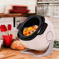 Robots de cocina twostronking, Olla Giratoria, Máquina De Cocina Automática De 200 W, con Panel Táctil Inteligente Y Olla Interior Giratoria De 360°