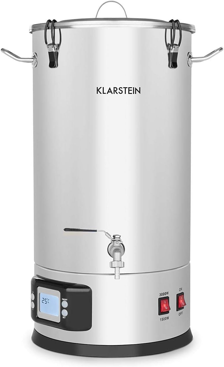 KLARSTEIN Fermentador, Maischfest caldera - Maquina Cerveza artesanal, Fabrica y Fermentadores de cerveza, Lote 5 piezas, Cubo para filtrar