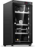 Spolehli Deshumidificador, Gabinete Seco para Cámaras Lentes 55L Deshumidificador de Productos Electrónicos Armario a Prueba de Humedad con Luces LED