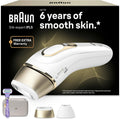 Braun PL5157 Sistemas de depilación de luz pulsada, Depiladora Luz Pulsada Silk·expert Pro 5, Blanca/Dorada