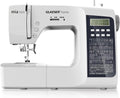 Máquinas de coser básica Máquina de coser digital Glaeser® Home Mia 500 300 variantes de puntadas, doble aguja, pantalla LED, mango plegable, sistema
