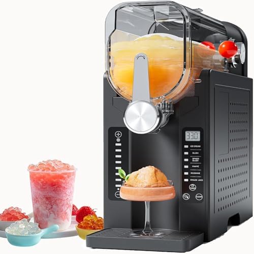 Batidoras de vaso WOTZOV, Slushie Machine, 1.6L Frozen Drink Maker with 6 Preset Programs for Margaritas, Milk Shakes & More, LED Display