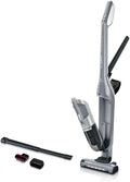 Bosch Hausgeräte Aspiradoras escoba, Flexxo 2 en 1 Serie 4 BBH3K2801 - Aspiradora inalámbrica de mano sin bolsa, alta potencia de succión, larga