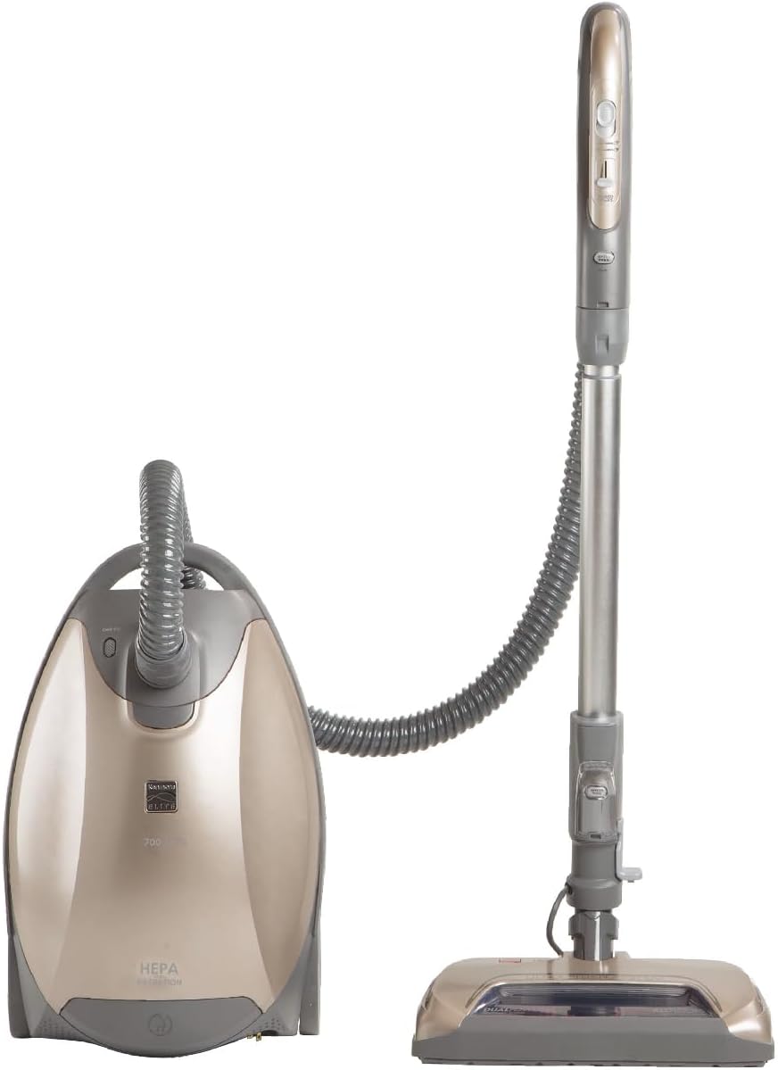 Aspiradoras de trineo de Kenmore, Elite 81714 - Aspiradora con Bolsa Ligera y Afelpada Apta para Mascotas con Pet PowerMate, HEPA, Varita telescópica