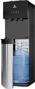 Dispensadores de agua fría y fuent Dispensador de agua BioGuard, 3 temperaturas, agua caliente, fría e interior, acero inoxidable, revestimiento