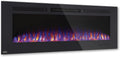 Napoleon Chimenea eléctrica, Premium Fire Allure™ Phantom Series (60) - Chimenea eléctrica de pared, chimenea eléctrica, llama LED 3D y mando a