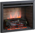 Chimenea eléctrica de BALDERIA, Calida 23 - Chimenea eléctrica empotrable de 23 Pulgadas, 2000W