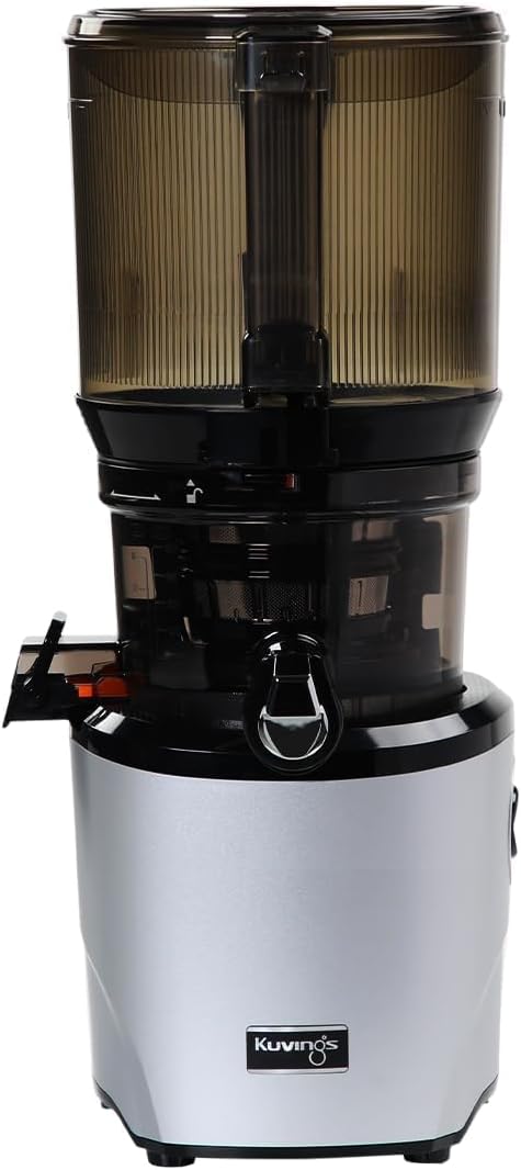 Kuvings AUTO10S Exprimidores eléctrico, Exprimidor lento de fácil cuidado con capacidad de 3 litros y motor de 200 W, ideal para frutas, verduras y