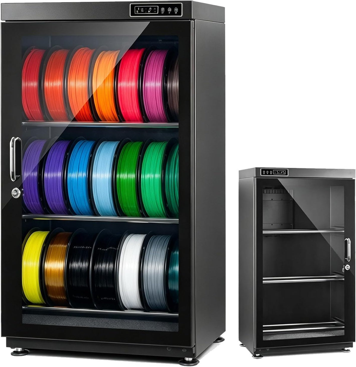 YISHENX Accesorios de impresora 3D, Caja De Almacenamiento De Filamentos Profesional, Gabinete Deshumidificador Electrónico, Rango De Humedad