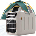 Generic Aire acondicionado portátil, portátil de 420 W, compresor silencioso <42 dB con pantalla táctil y control remoto, perfecto para autocaravanas