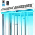 Generic Ventiladores de pared, Cortina de aire comercial para interiores, montaje en pared, 2 velocidades, ahorro de energía silencioso, dirección