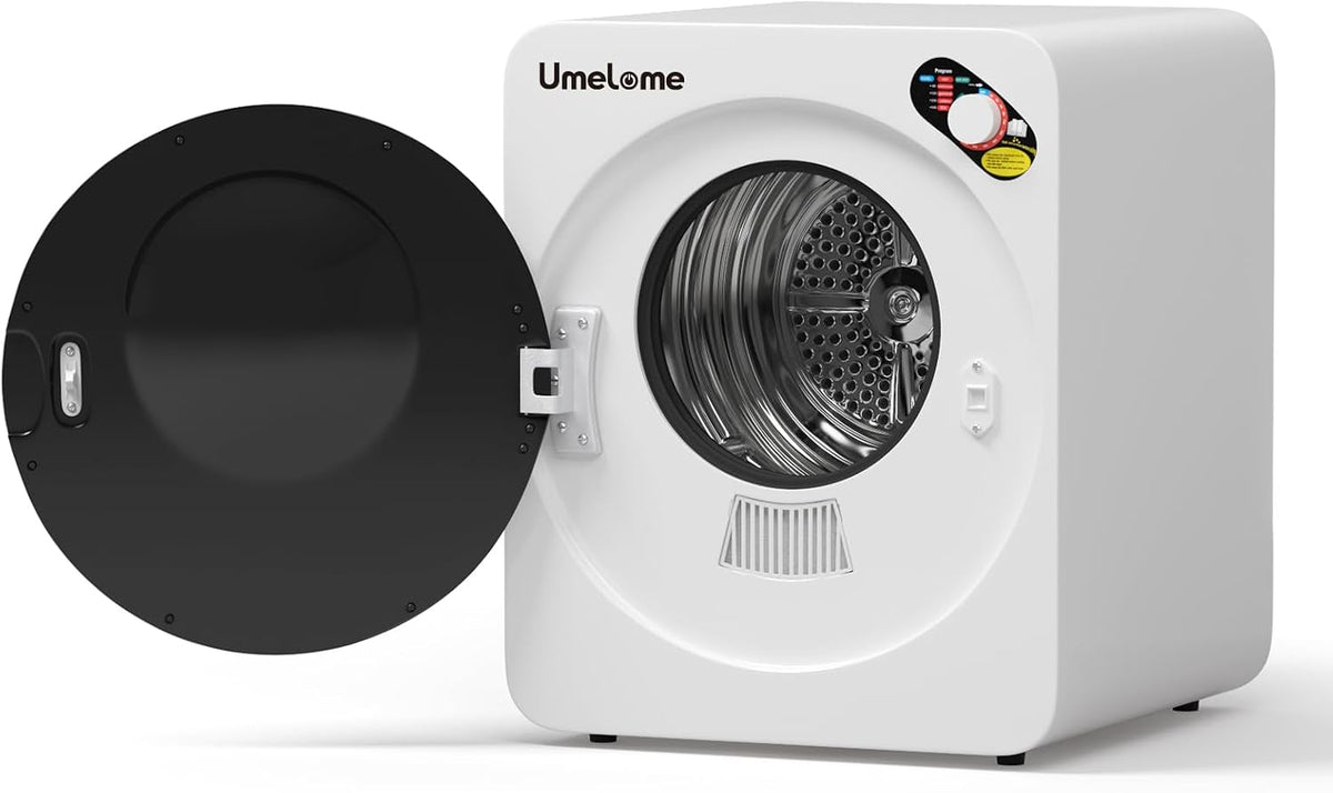 Umelome Secadoras por ventilación, Secadoras a evacuación Umelome 4KG, 5 programas de secado y minutería, Blanco