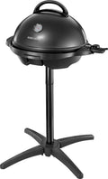 Parrillas eléctricas de exterior de George Foreman, Grill - Parrilla Eléctrica, Barbacoa Interior y Exterior, 15 Raciones, Bandeja de Goteo Extraíble