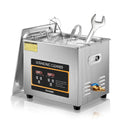 Suministros de limpieza de laboratorio de FOHERE, Limpiador de Ultrasonidos con Calentador y Temporizador, Acero Inoxidable, Máquina de Ultrasonidos