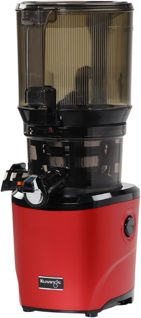 AUTO10S de Kuvings, exprimidores eléctrico, Exprimidor lento de fácil cuidado con capacidad de 3 litros y motor de 200 W, ideal para frutas, verduras