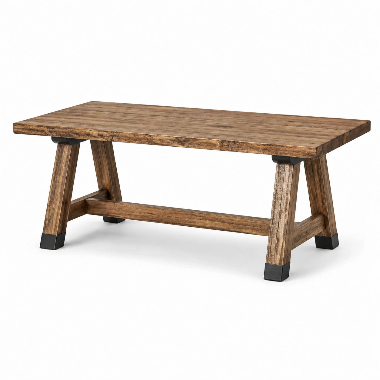 Mesa de centro de madera maciza de roble