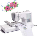 Máquinas de coser controladas electrónicamente Máquina de coser y bordar con kit completo de accesorios, cuenta con 162 puntadas, 150 diseños, 10