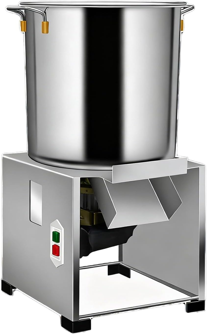 Mandolina de XUFWANYE, Procesador De Alimentos Comercial, Picadora Eléctrica De Verduras De 3500 RPM, Rallador Y Triturador Profesional De Verduras