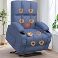 Srfzluxy Sillones y chaises longu, Sillón de relax de masaje, eléctrico, ajustable, con función reclinable, función de masaje, función de calor, tipo