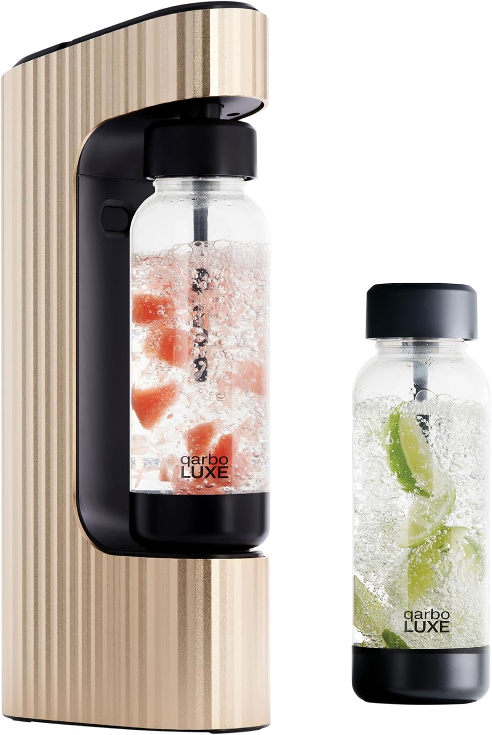 Sifones y máquinas para hacer soda de TWENTY39, qarbo LUXE - Máquina para hacer agua con gas de metal de alta calidad, carbonatador de bebidas de soda