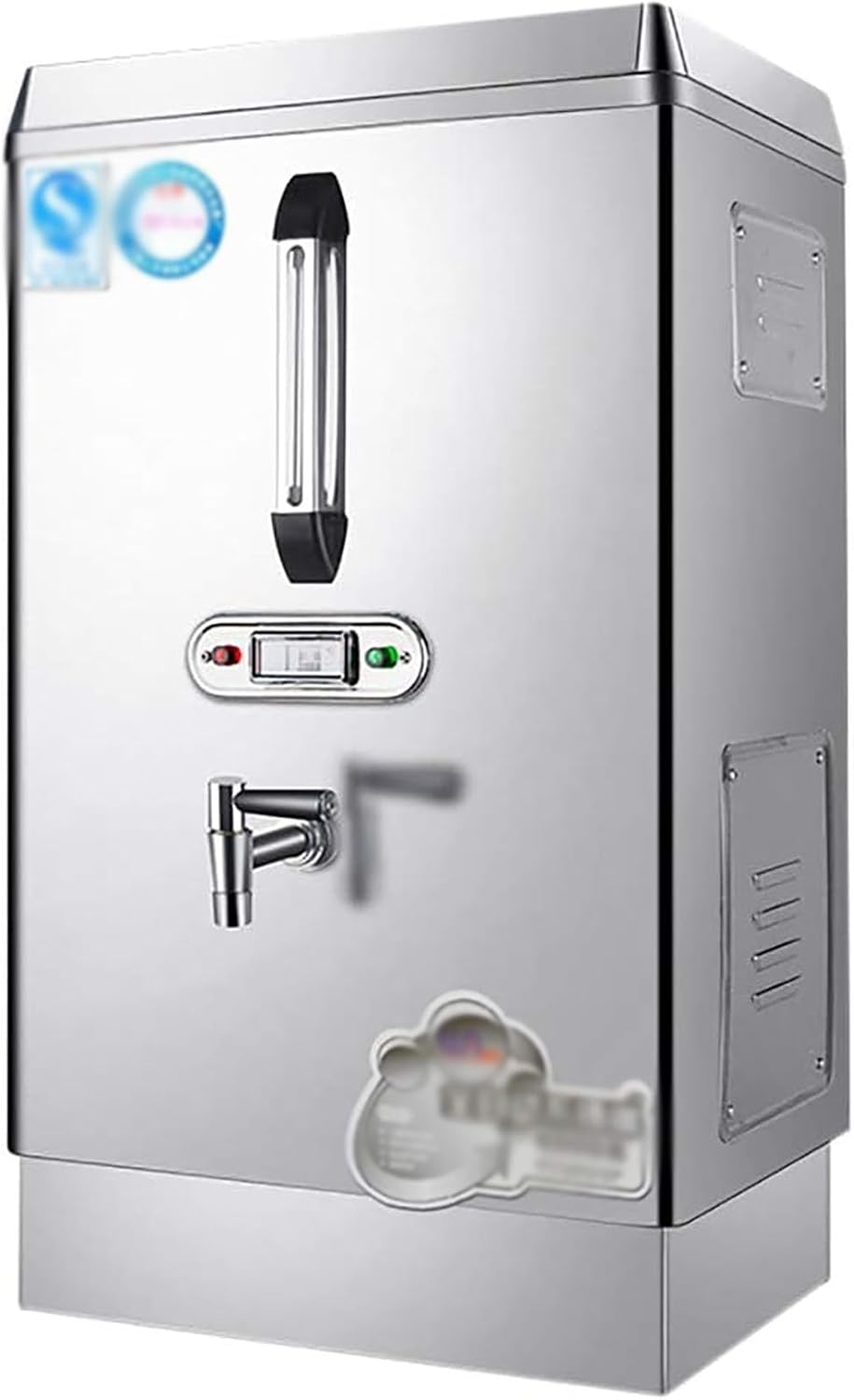 Generic Dispensadores de agua caliente, Caldera de agua comercial de 30 L, dispensador de agua caliente de acero inoxidable con grifo, calentador