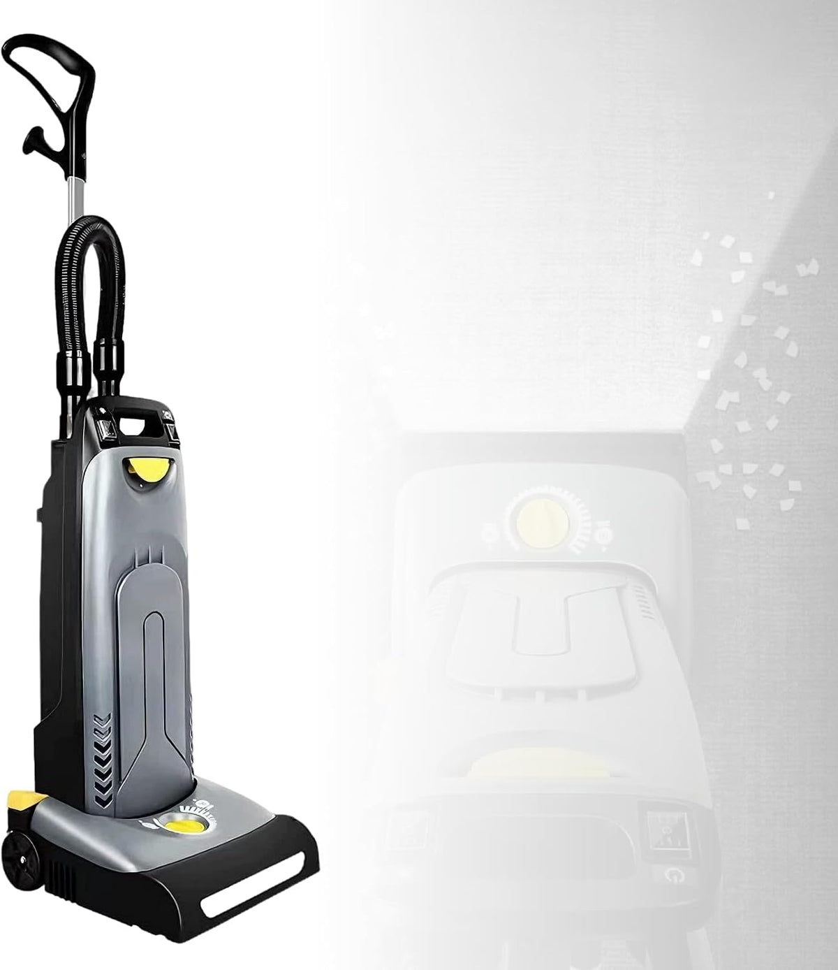 KUSOLE Aspiradoras vertical, Aspiradora automática Comercial. Ancho de Limpieza: 30 cm. Aspiradora Vertical Industrial de Calidad Profesional.