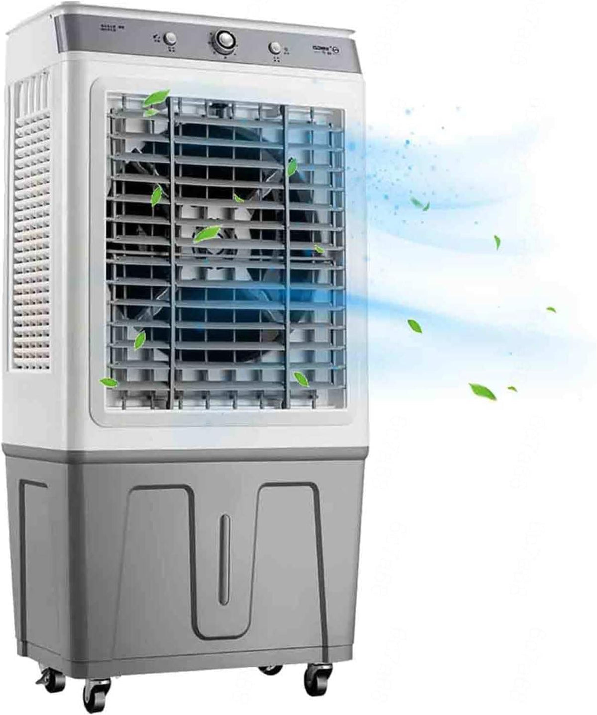 Aire acondicionado portátil Sin Tubo, 3 Velocidades, Tanque de 35L, 3 en 1 Maquina Aire Acondicionado Portatil Temporizador 7.5H, Oscilación Para El