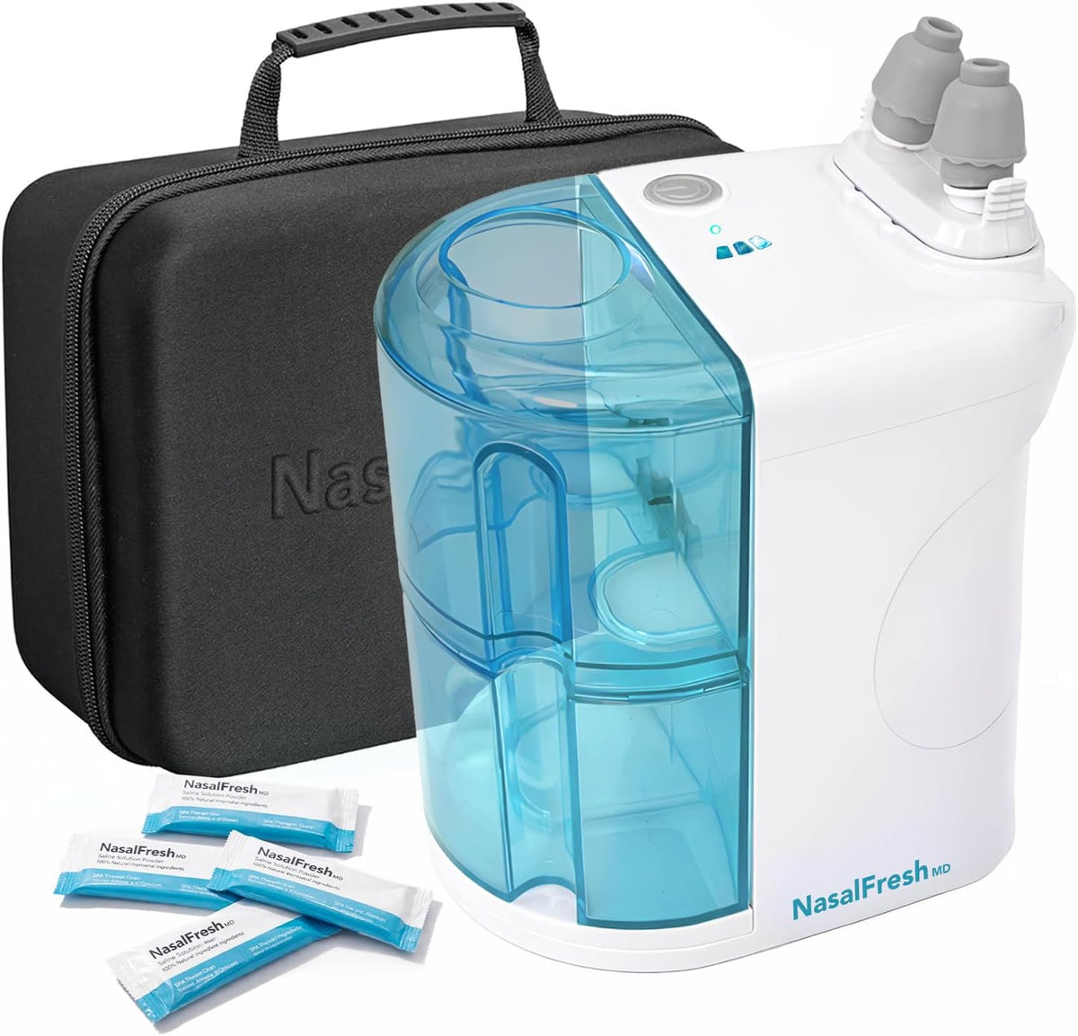 Juegos de aspirador nasal y jeringuilla de oído Paquete Premium, Sistema de irrigación nasal con doble alimentación, Sistema de alivio