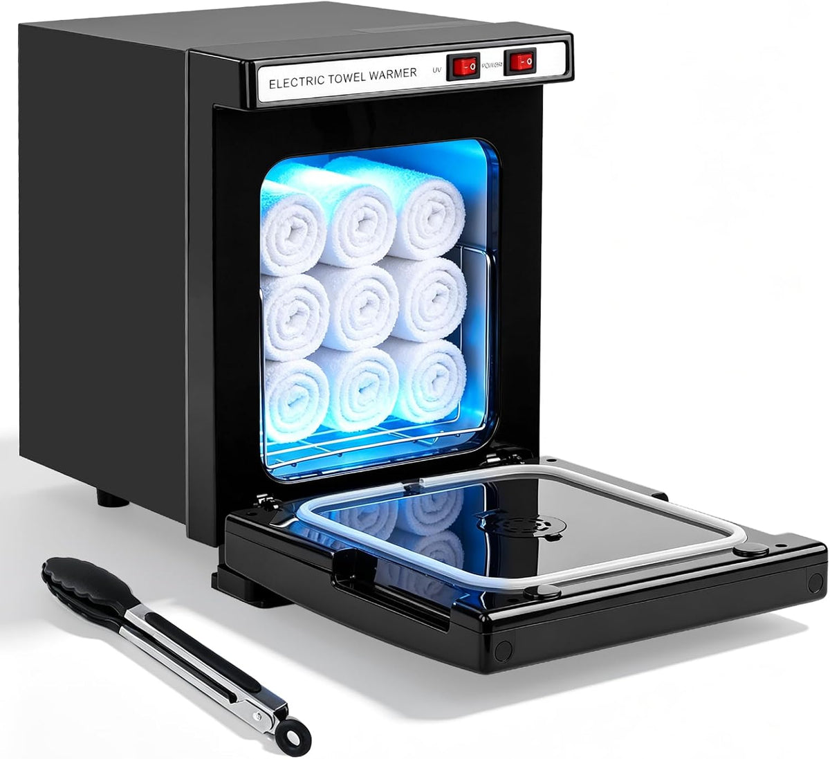 iklestar Calientatoalla, Calentador de Toallas estetica, 5L Calentador de Toallas gabinete con Clip, pequeña Caja de calefacción de Toalla portátil