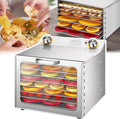 Generic Deshidratador, Máquina liofilizadora con temporizador y temperatura ajustables, ventilador de 360° para conservar frutas, verduras, carne