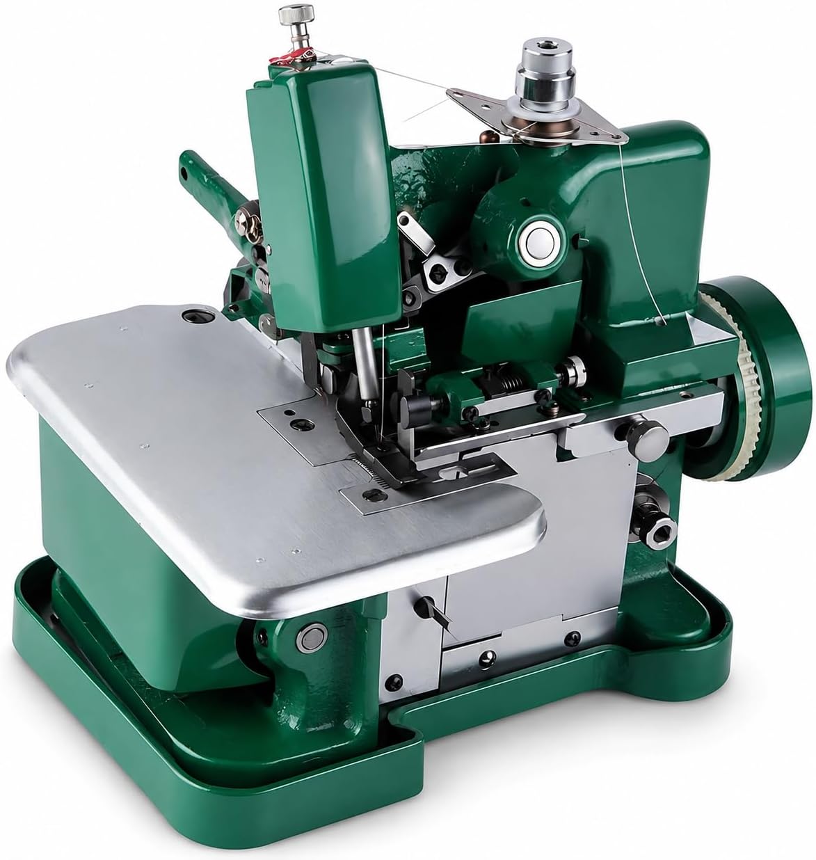 Generic Máquinas para puntada de seguridad, 435D - Máquina de coser industrial Overlock, 3-4 hilos, resistente, con longitud de puntada ajustable