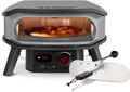 Hornos individuales para pizza ® ROTATE Pizza Oven Eléctrica de 13', con piedra giratoria, regulador y toma de 2 m, perfecto para pizzas crujientes