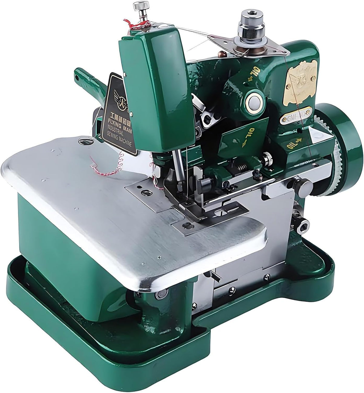 Máquinas para puntada de seguridad Máquina de coser, costura de mano, 3000 puntadas/minuto, overlocker resistente con borde de corte automático de