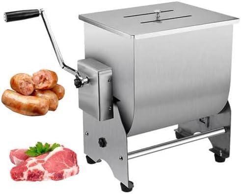 Picadoras de carne Molinillo manual de carne de acero inoxidable para un procesamiento eficiente de carne de pollo, pescado y carne de res en cocinas