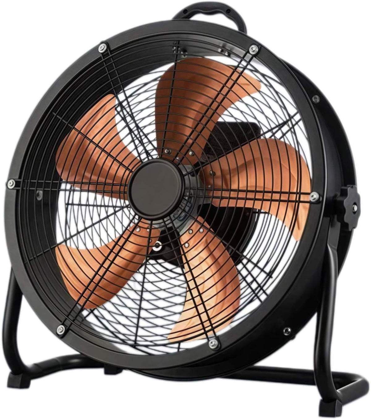 Ventiladores de suelo de Generic, Ventilador Industrial de Tambor, circulador de Aire de Suelo de Alta Velocidad, 3 velocidades con Motor de Cobre