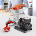 OMGGYER Prensa patata, Prensa eléctrica de tomate de acero inoxidable, 450 W, máquina de pasaje profesional, prensa eléctrica para bayas, tomates