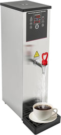 Teteras de té caliente XSDAJSD, Cafeteras comerciales de 2500 W, Tetera de Acero Inoxidable para Catering, Calentador de Agua de Gran Capacidad