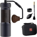 Molinillos de café manual 1Zpresso, K-Ultra - Molinillo de café manual gris hierro con funda de transporte, molienda de consistencia de montaje