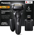 ES-LS9A de Panasonic, afeitadoras eléctricas de láminas para hombre, Series 900+ Afeitadora Eléctrica De 6 Hojas En Seco Y Húmedo Para Hombres