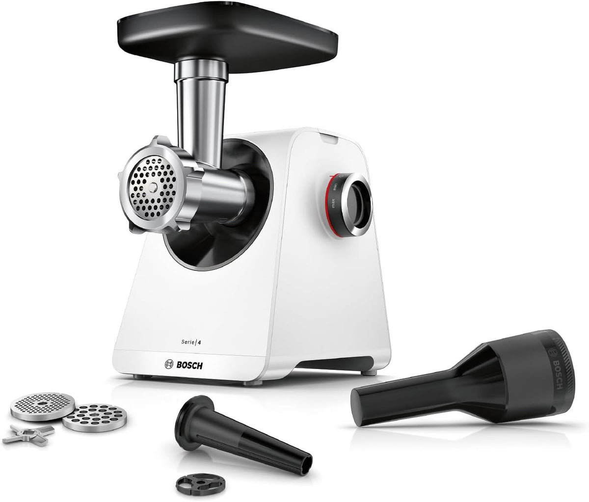 Bosch Picadoras de carne, Picadora de carne, MultiPower Serie 4, 500W, MFWS420W