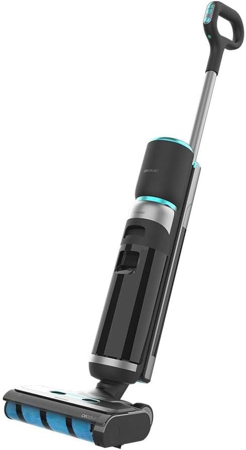 Aspiradoras escoba Fregona Eléctrica sin Cable con Base de Autolimpieza FreeGo Wash&Vacuum Elite. 200W, Friega y Aspira a la Vez, Autonomía 35mins