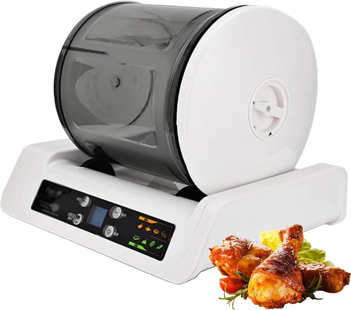 Generic Máquinas para cocinar al vacío, Marinador de Carne al Vacío de 5L, Máquina Eléctrica para Marinar con Temporizador de 0 a 10 Horas - Mezclador