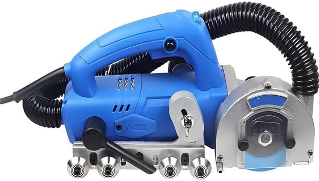 Cortadoras de azulejo LjlXanthiper, Limpiador De Juntas Eléctrico De 1200W, Máquina Portátil Autoaspiradora para Abrir Juntas De Baldosas De 9000 RPM