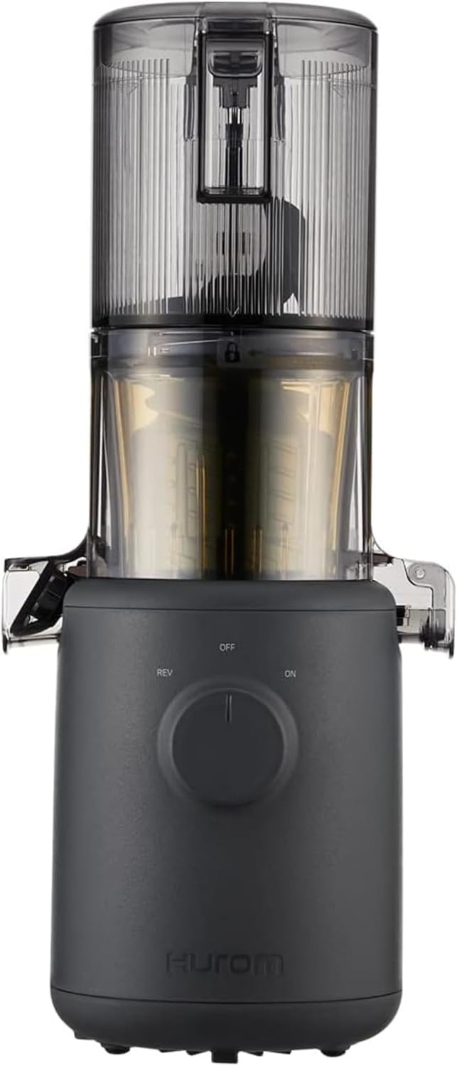 Hurom Exprimidores eléctrico, Exprimidor en Frío Compacto H310A para Frutas y Verduras, Máquina de Zumos y Helados, Motor Silencioso, Fácil Limpieza