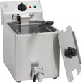 GDF3008 de METRO Professional, freidora, Eléctrica, Acero Inoxidable, 8 L, Termostato Ajustable, Indicadores Luminosos, Asas Resistentes al Calor