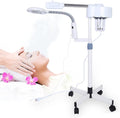 Sprays y rocío Vaporizador facial, LED 5 x con ampliación, máquina de pie 2 en 1, multifunción, spa profesional, humidificador de belleza facial
