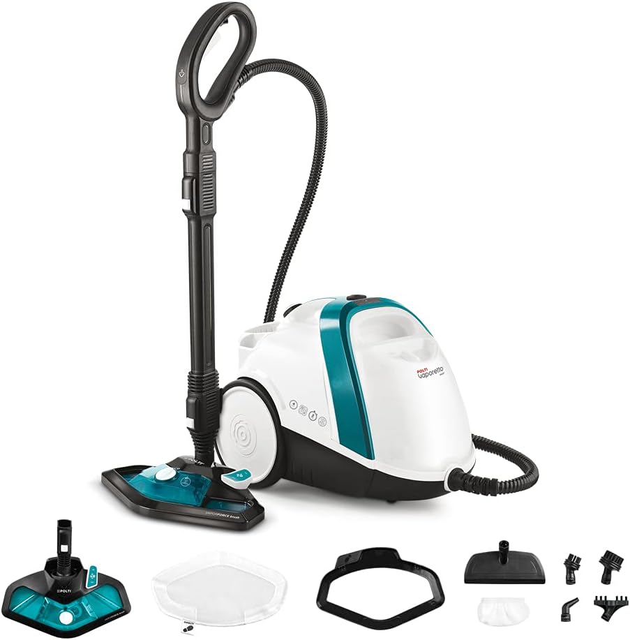 Polti Limpiadoras de vapor, Vaporetto Smart 100 T, Limpiador a Vapor con Caldera